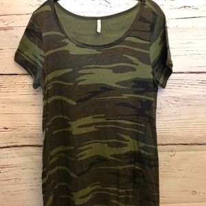 NWOT Z Supply Camo Tee Dress